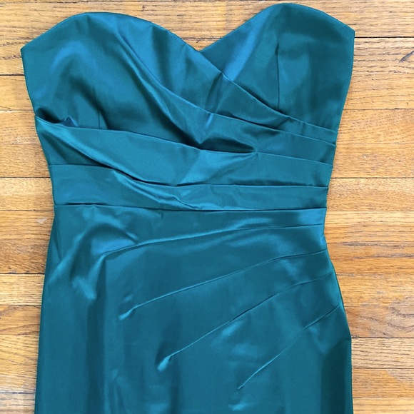 Strapless Satin Dress Size Small/XS - Picture 2 of 7